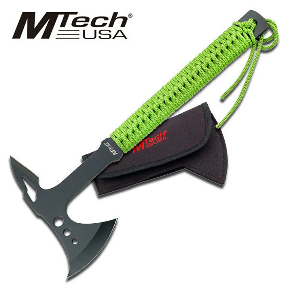 15" MTech USA Survival Tactical Axe Zombie Fantasy Camping Hatchet