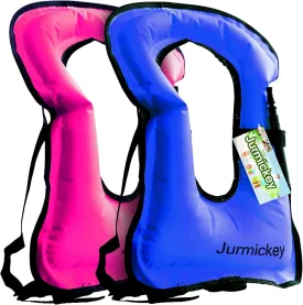 2Pcs Inflatable Snorkel Vest Adults, Portable Snorkel Jacket, Buoyancy Vest for Snorkeling, Swimming, Kayaking, Boating, Safety Load Up to 220 Ibs