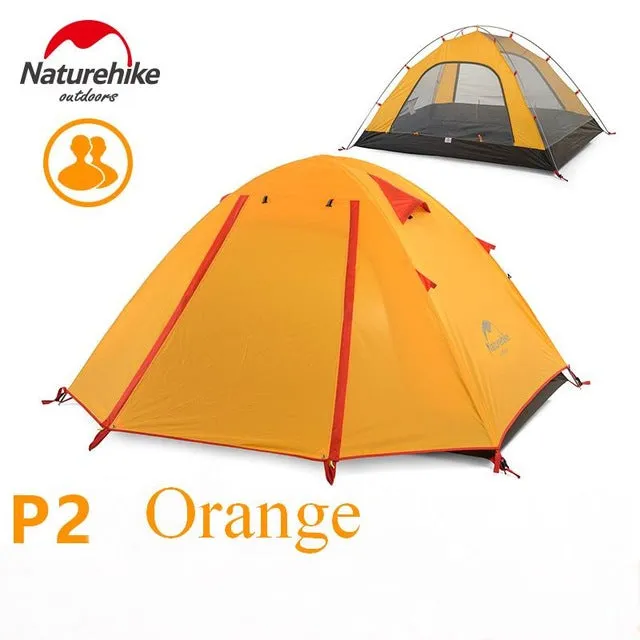 4 Person Coating Waterproof Double Layer Camping Tents