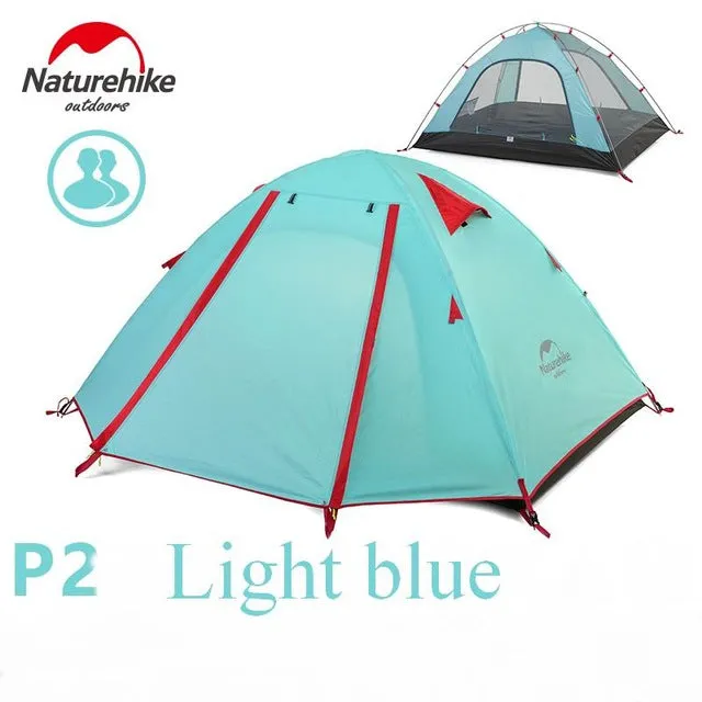 4 Person Coating Waterproof Double Layer Camping Tents