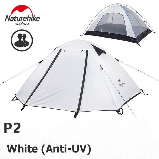 4 Person Coating Waterproof Double Layer Camping Tents