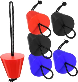 6Pcs Silicone Kayak Scupper Plugs Drain Stoppers for Canoes Rafts Inflatable Boats Lightweight Durable Reusable Prevents Water Intrusion for Enhanced