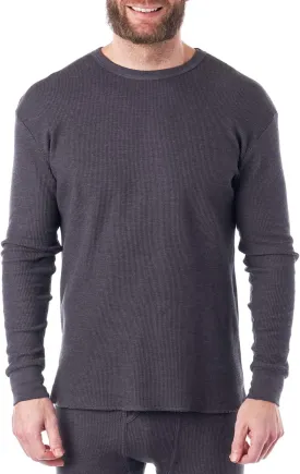 Alpine Swiss Mens Thermal Long Sleeve Top Underwear Crew Neck Shirt Waffle Knit Henley Base Layer