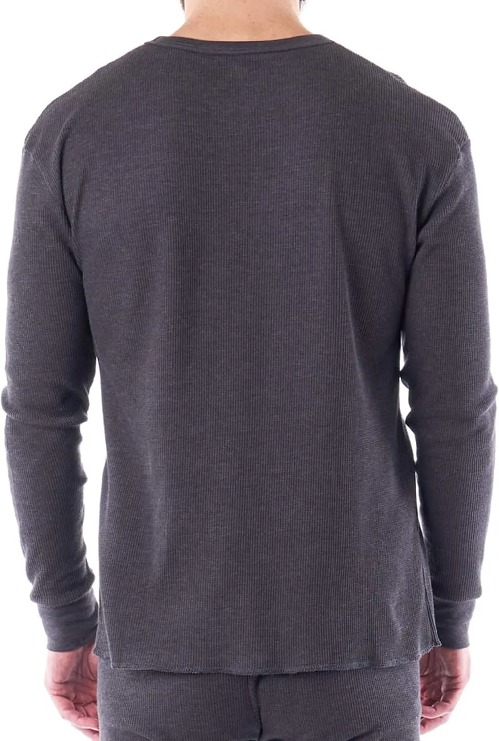 Alpine Swiss Mens Thermal Long Sleeve Top Underwear Crew Neck Shirt Waffle Knit Henley Base Layer