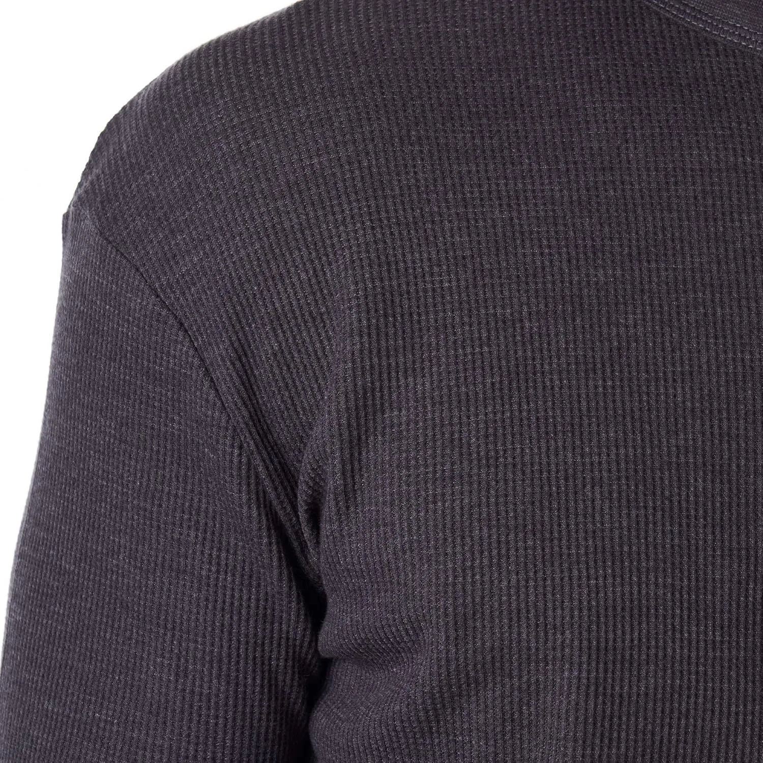 Alpine Swiss Mens Thermal Long Sleeve Top Underwear Crew Neck Shirt Waffle Knit Henley Base Layer