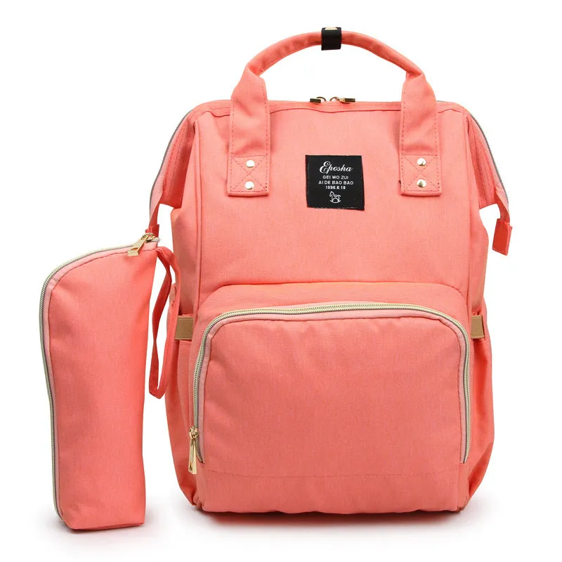 Backpack Mummy Bag  Mom  Multi-Functional Large Capacity Lightweight
