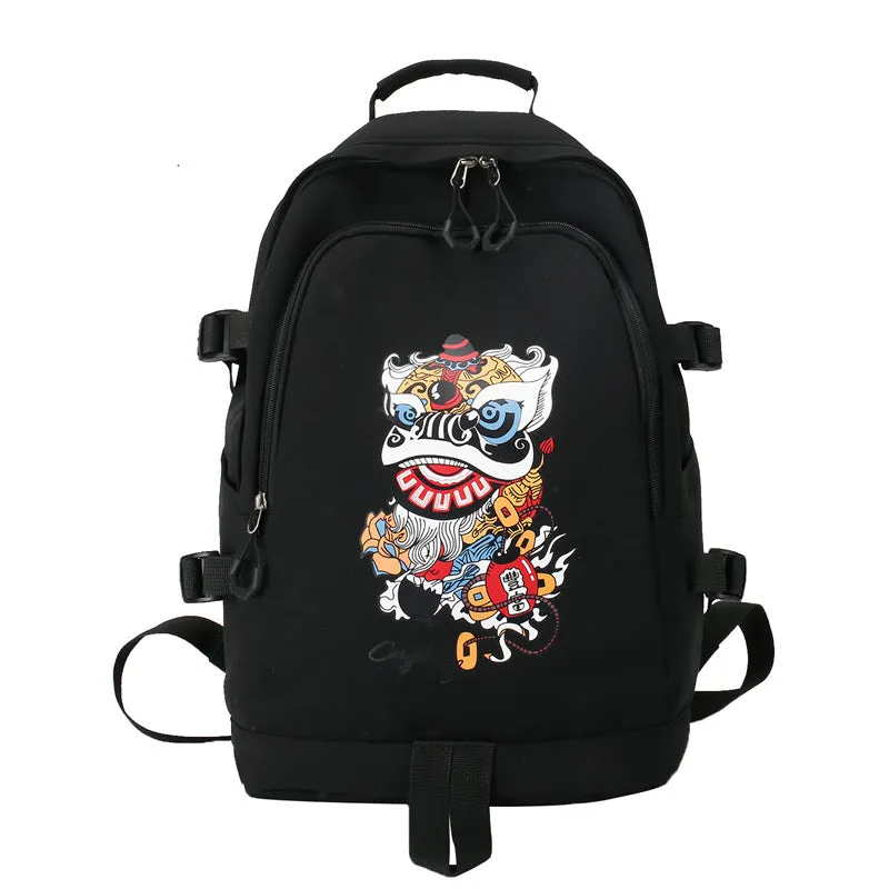 Backpack Trendy Unique National Style  Travel Leisure Large Capacity Wear-Resistant