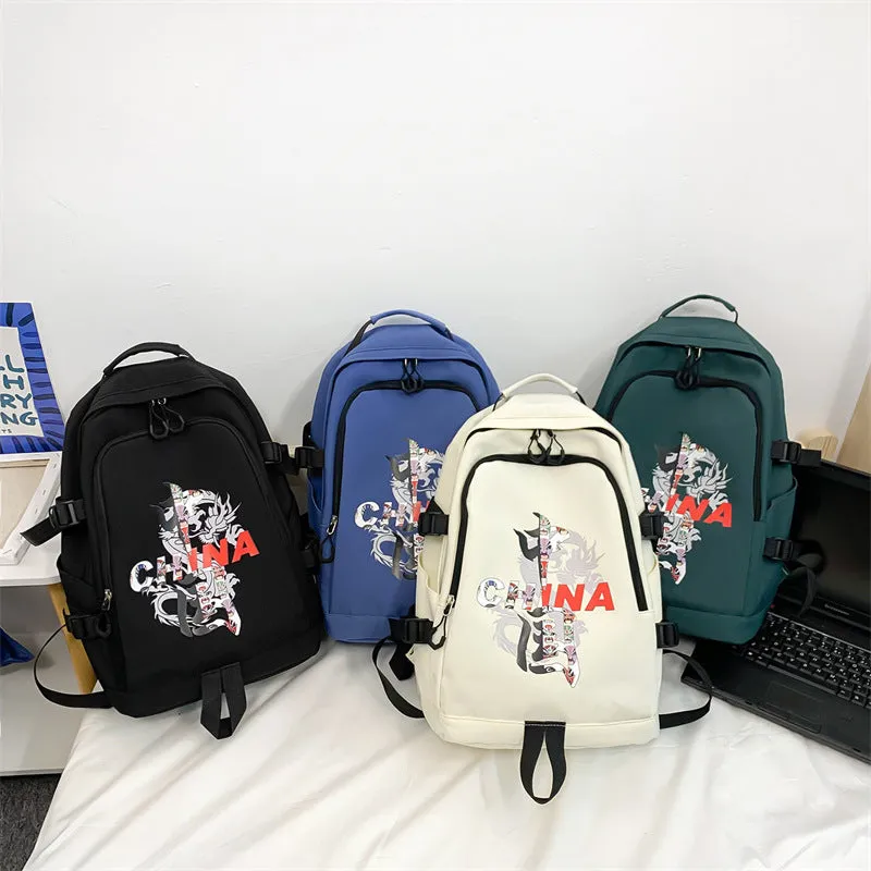 Backpack Trendy Unique National Style  Travel Leisure Large Capacity Wear-Resistant