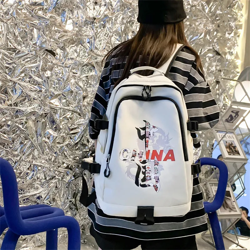 Backpack Trendy Unique National Style  Travel Leisure Large Capacity Wear-Resistant