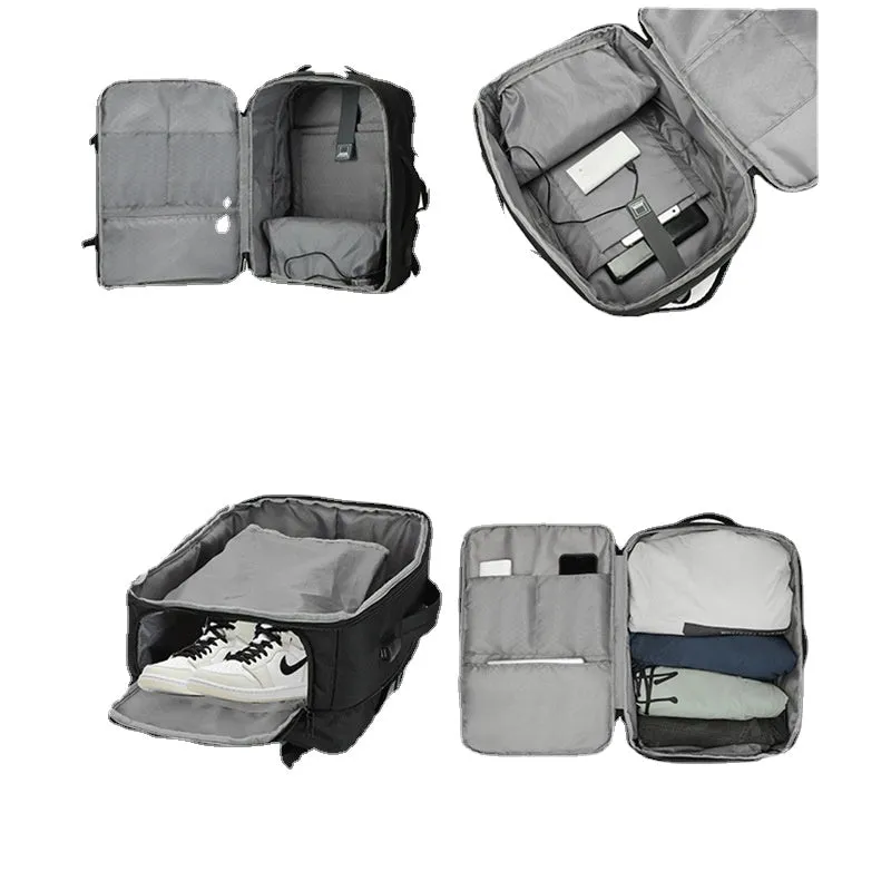 Backpack Waterproof Multi-Functional  Business Travel Large Capacity Computer Bag USB Rechargeable