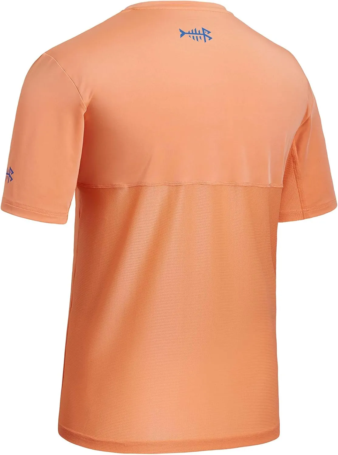BASSDASH Mens UPF 50  Sun Protection Fishing Shirt Short Sleeve UV T-Shirt