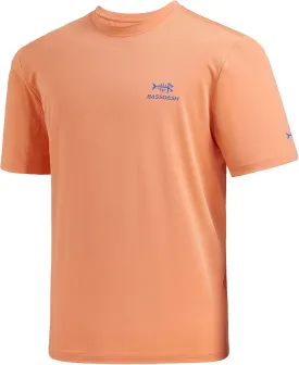 BASSDASH Mens UPF 50  Sun Protection Fishing Shirt Short Sleeve UV T-Shirt