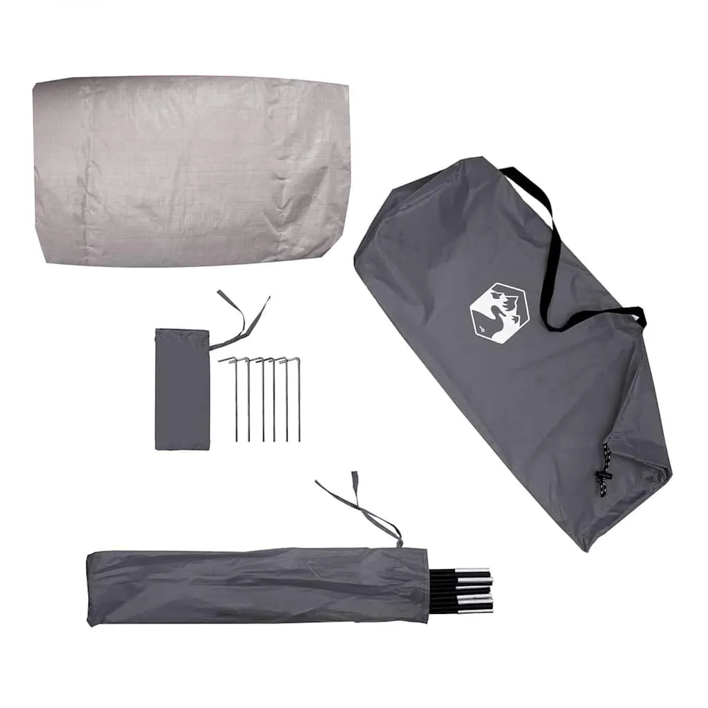 Beach Tent 2-Person Grey Waterproof