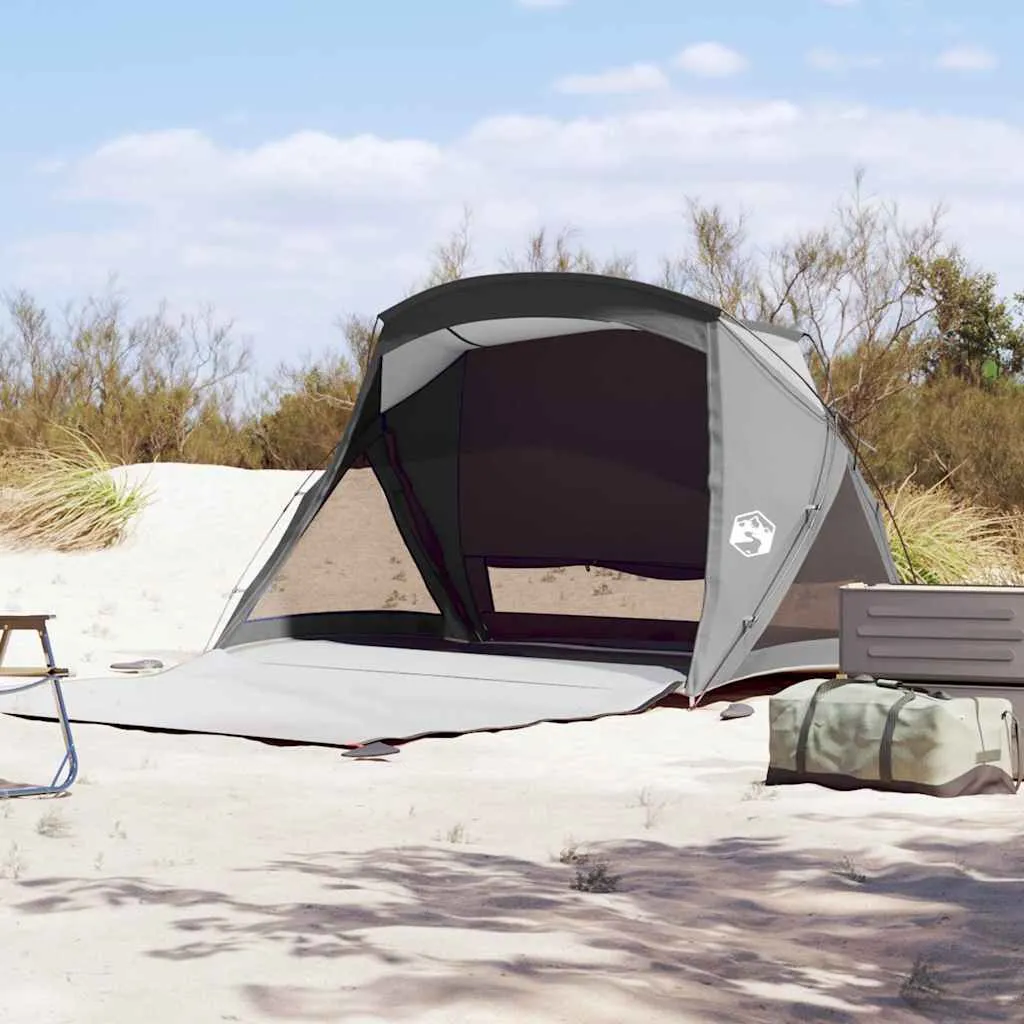 Beach Tent 2-Person Grey Waterproof