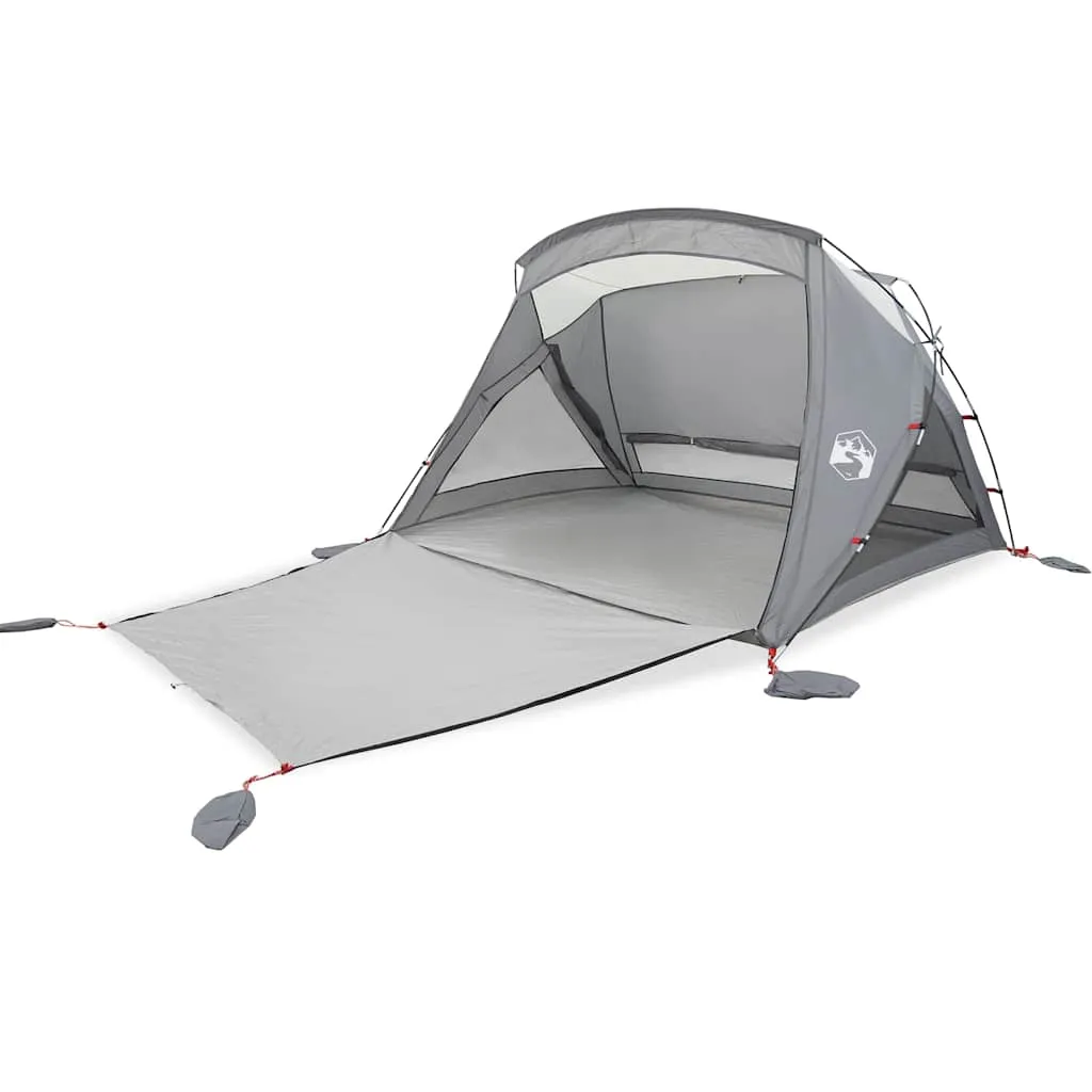 Beach Tent 2-Person Grey Waterproof