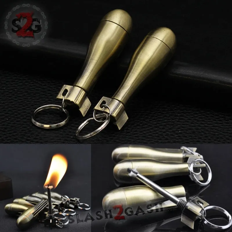 Bomb Fire Starter - Emergency Permanent Match Survival Key Chain