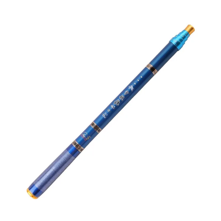 Carbon Short Section Fishing Rod Short Section Positioning Handle Rod, Length: 5.4m(Blue)