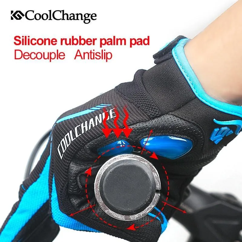 CoolChange Cycling Shockproof Touch Screen GEL Bike Gloves
