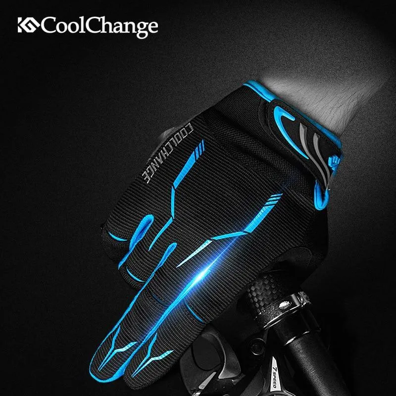 CoolChange Cycling Shockproof Touch Screen GEL Bike Gloves