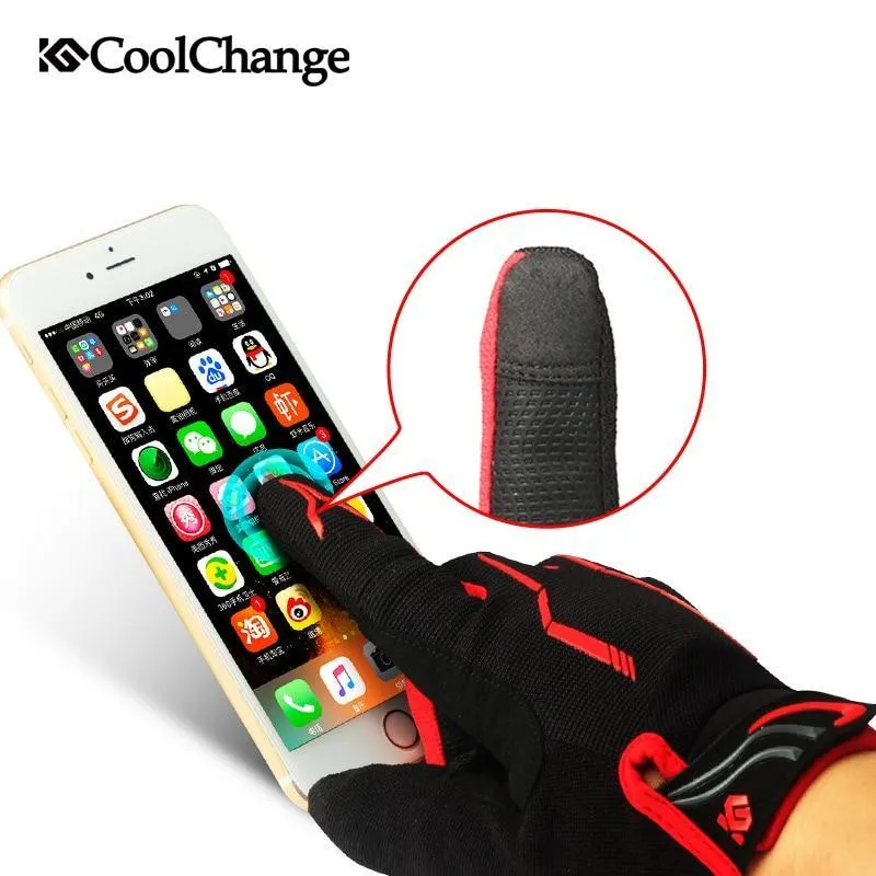 CoolChange Cycling Shockproof Touch Screen GEL Bike Gloves