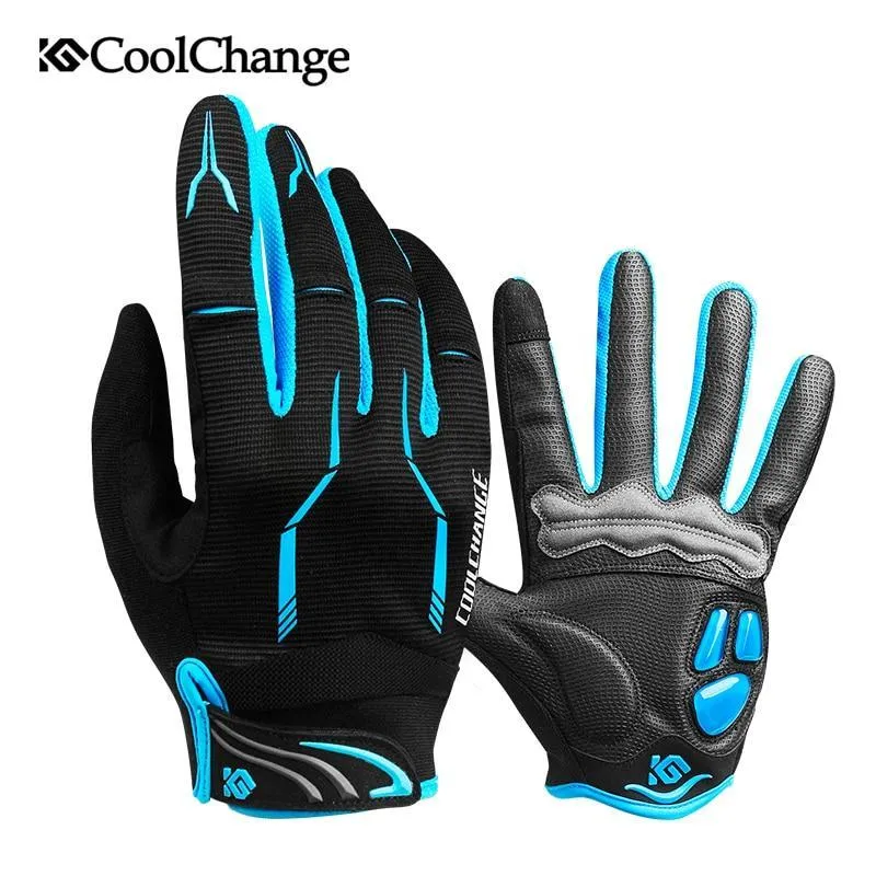 CoolChange Cycling Shockproof Touch Screen GEL Bike Gloves