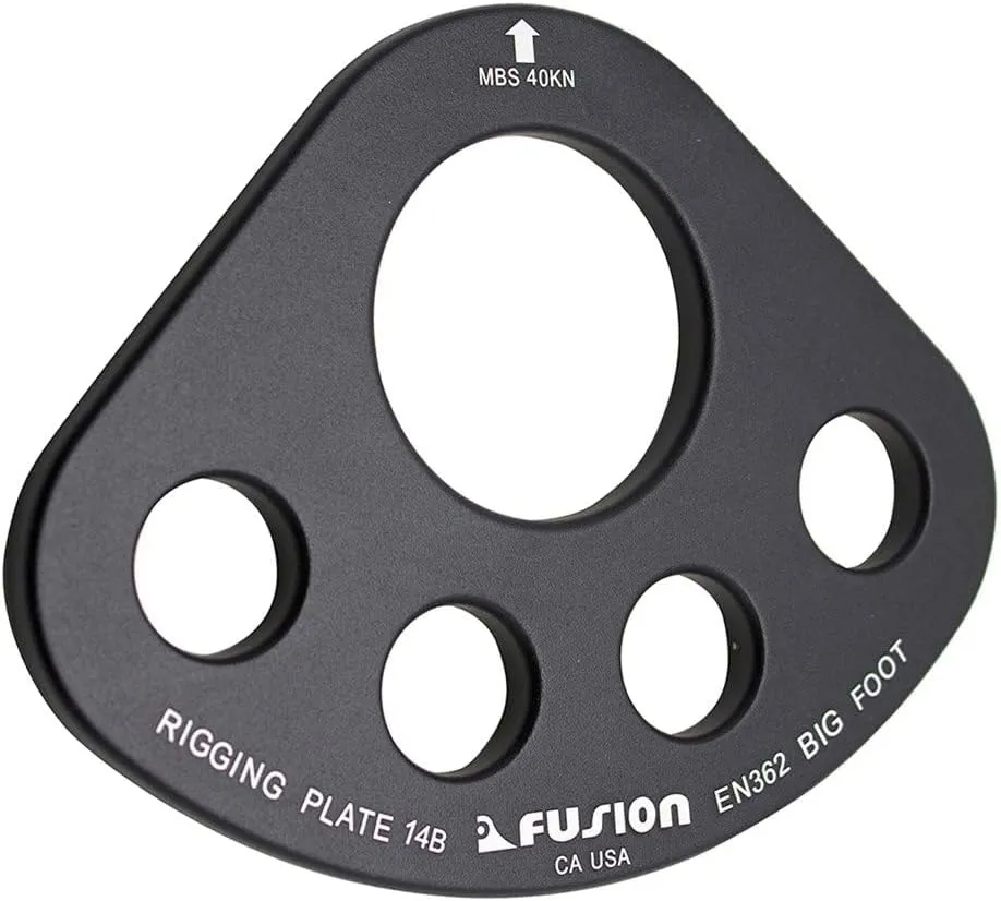 Descender - Big Foot Aluminum Large 5 Hole Rigging Plate (FP-8144-2)