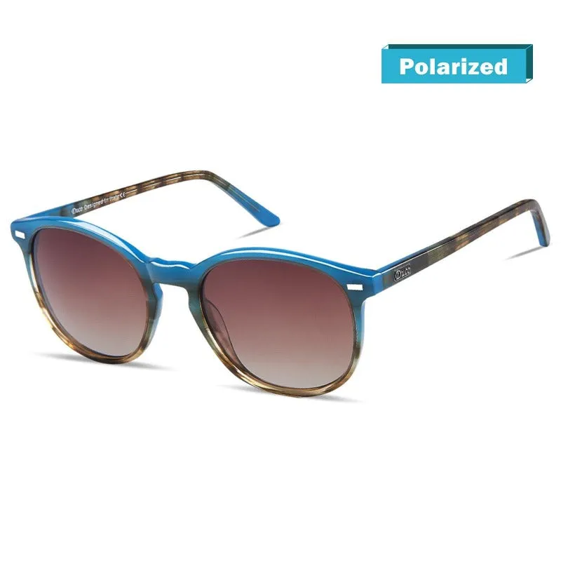 DUCO Retro Round Women's Polarized Sunglasses DC1230