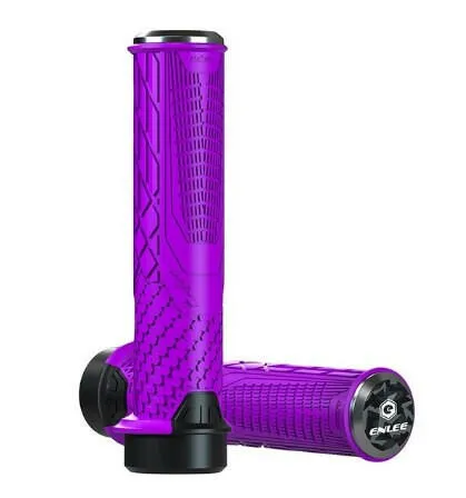 ENLEE Cycling Bike Rubber Handle Cover Anti-Slip Shock Absorber Grip Mountain Bike Handle Universal Unilateral Locking