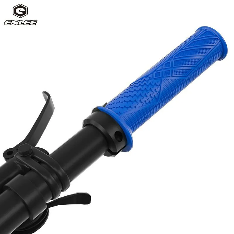ENLEE Cycling Bike Rubber Handle Cover Anti-Slip Shock Absorber Grip Mountain Bike Handle Universal Unilateral Locking