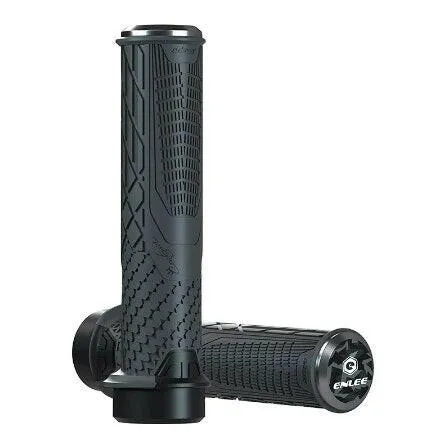 ENLEE Cycling Bike Rubber Handle Cover Anti-Slip Shock Absorber Grip Mountain Bike Handle Universal Unilateral Locking