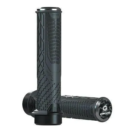 ENLEE Cycling Bike Rubber Handle Cover Anti-Slip Shock Absorber Grip Mountain Bike Handle Universal Unilateral Locking
