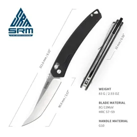 Folding Blade Knife 9211 - Black