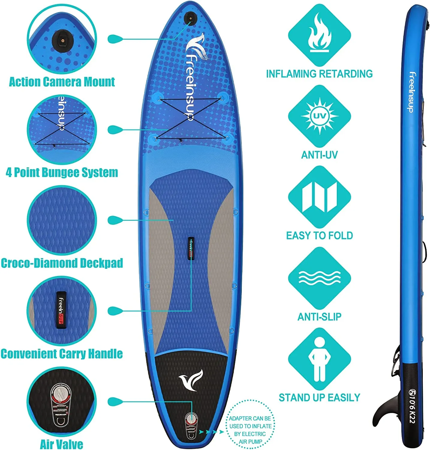 Freein 10'6 Inflatable Kayak SUP 2024