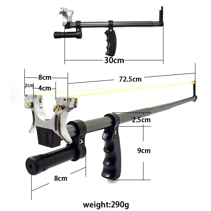 FS-1  Precision  Telescopic  Slingshot with Green Laser 