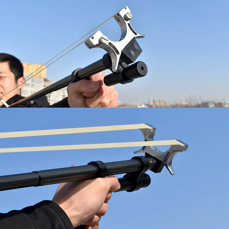 FS-1  Precision  Telescopic  Slingshot with Green Laser 