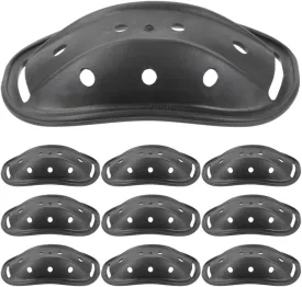 Gatuida Helmets Chin Guards 15pcs Plastic Safety Hard Hat Chin Protector Sports Helmet Chain Pads for Sports Construction Hat