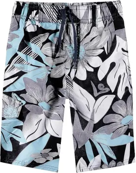 Kanu Surf Boys' Reflection Quick Dry UPF 50  Beach Swim Trunk