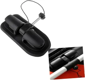 Kayak Paddle Lock Holder Boat Anchor Tie-Off Inflatable Canoes Rafts Row Roller Plastic