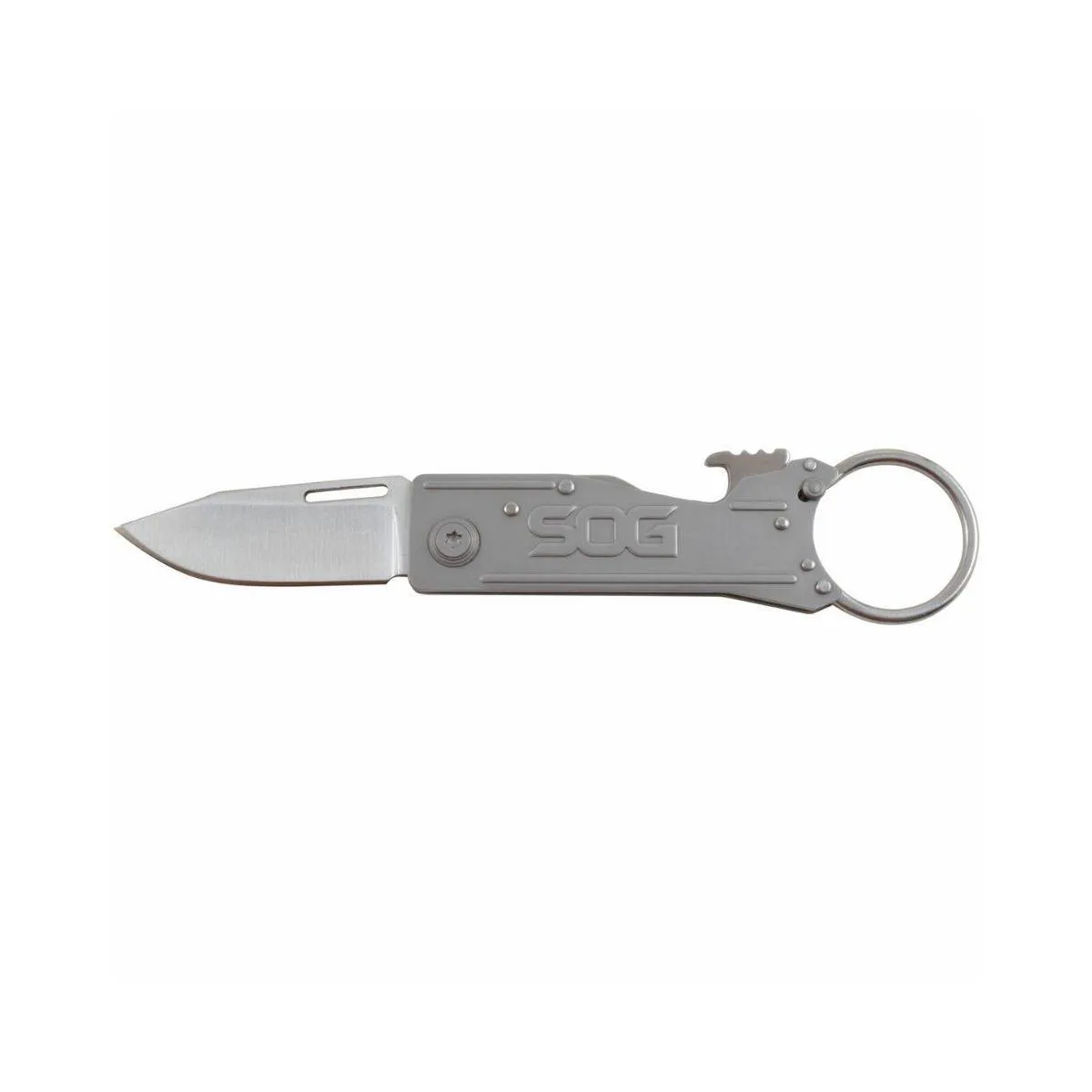 KeyTron Folding Knife - KT1001-CP - Grey