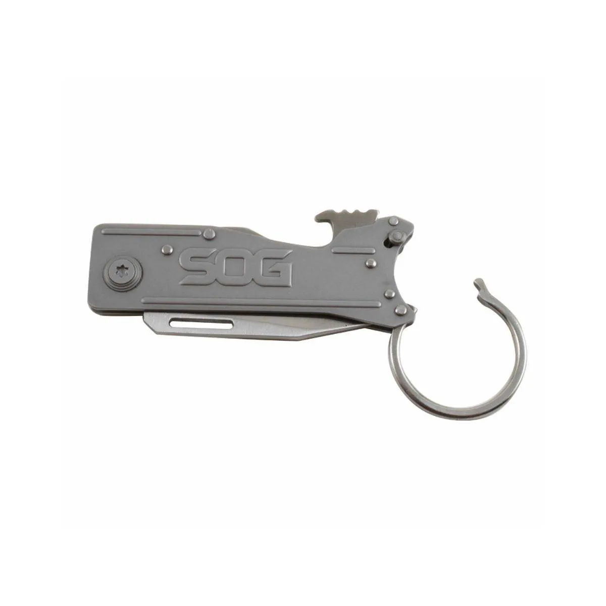 KeyTron Folding Knife - KT1001-CP - Grey