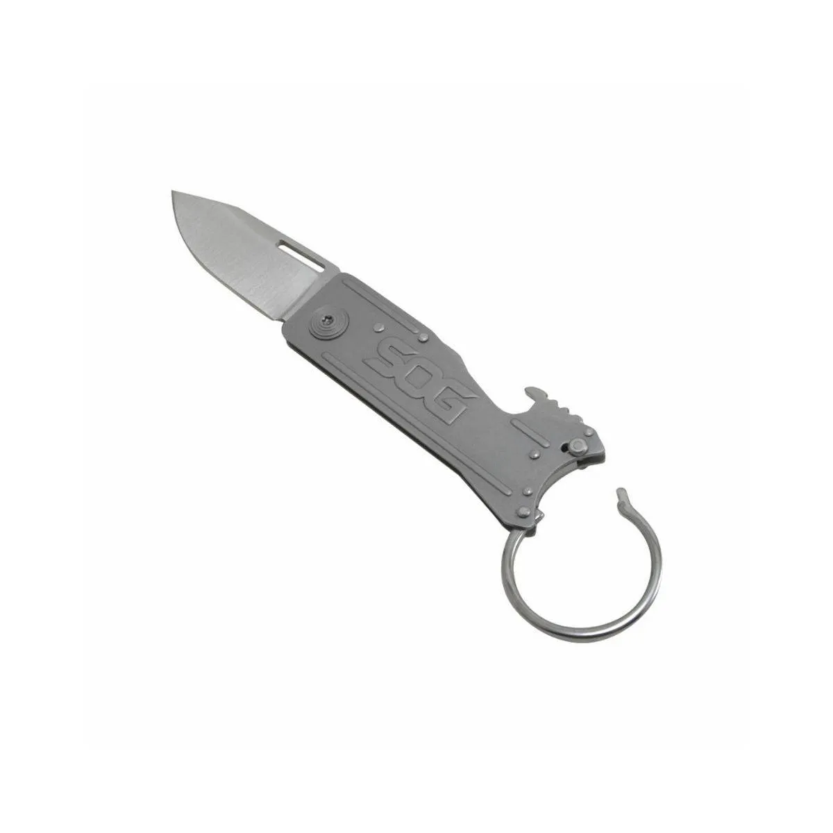 KeyTron Folding Knife - KT1001-CP - Grey