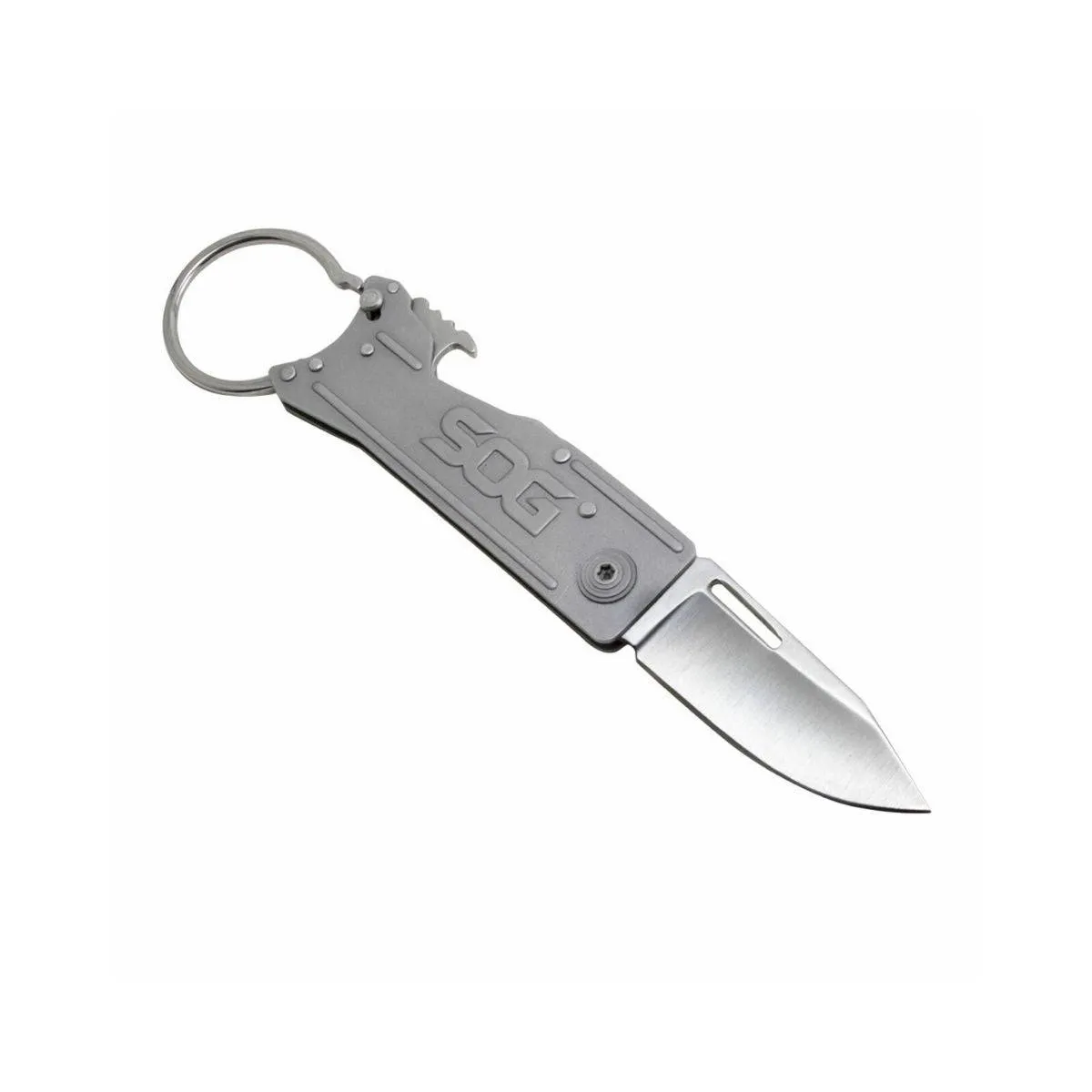 KeyTron Folding Knife - KT1001-CP - Grey