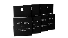 MADLUVV PMU Mapping String for Professional Brow Artistry, Pre-Inked String for Professional Eyebrow Mapping, Cosmetic Grade, Hypoallergenic & Cruelty Free  4 Pack