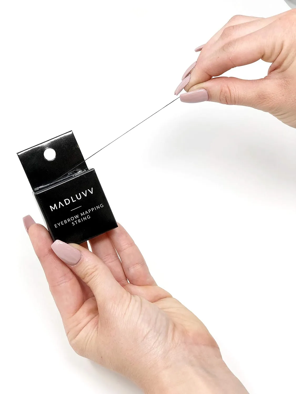 MADLUVV PMU Mapping String for Professional Brow Artistry, Pre-Inked String for Professional Eyebrow Mapping, Cosmetic Grade, Hypoallergenic & Cruelty Free  4 Pack