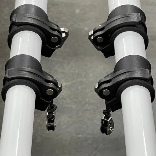 Marsh Tacky Outriggers “ET Series” External Retractable Titanium Carbon Fiber Outriggers (18, 20 or 22ft sets)
