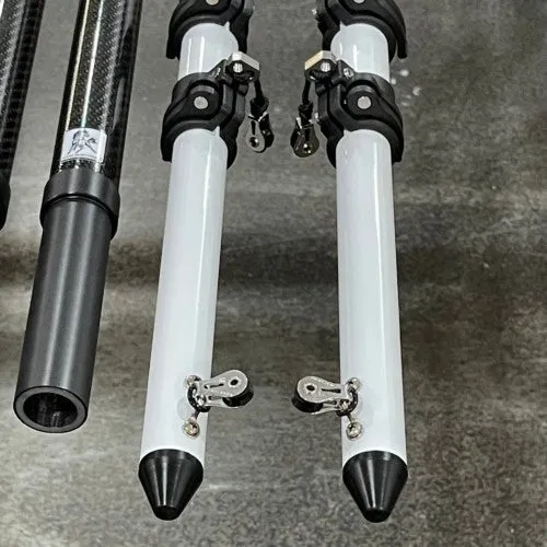 Marsh Tacky Outriggers “ET Series” External Retractable Titanium Carbon Fiber Outriggers (18, 20 or 22ft sets)