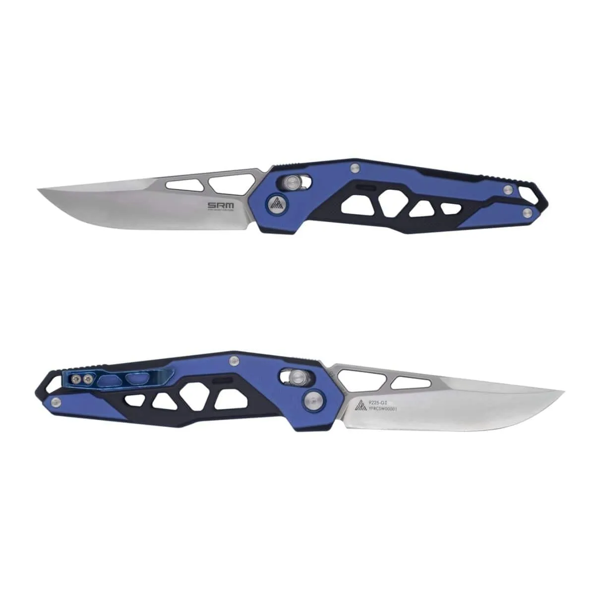 Mecha Pocket Folding Knife 9225-GI - Blue
