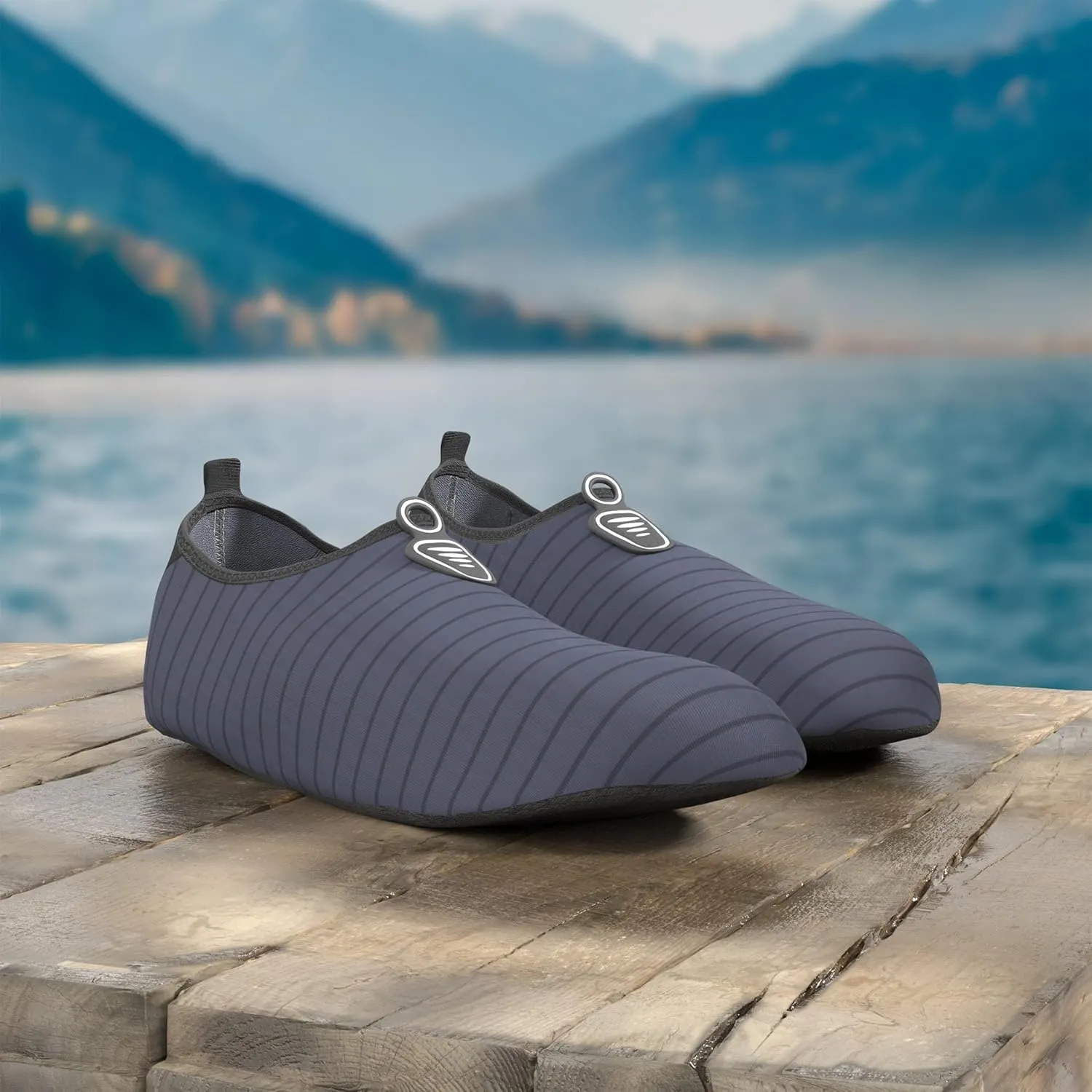 Metog Men Women Water Shoes Quick-Dry Aqua Socks Barefoot Slip-on for Beach Swim Sport Surf Yoga Exercise
