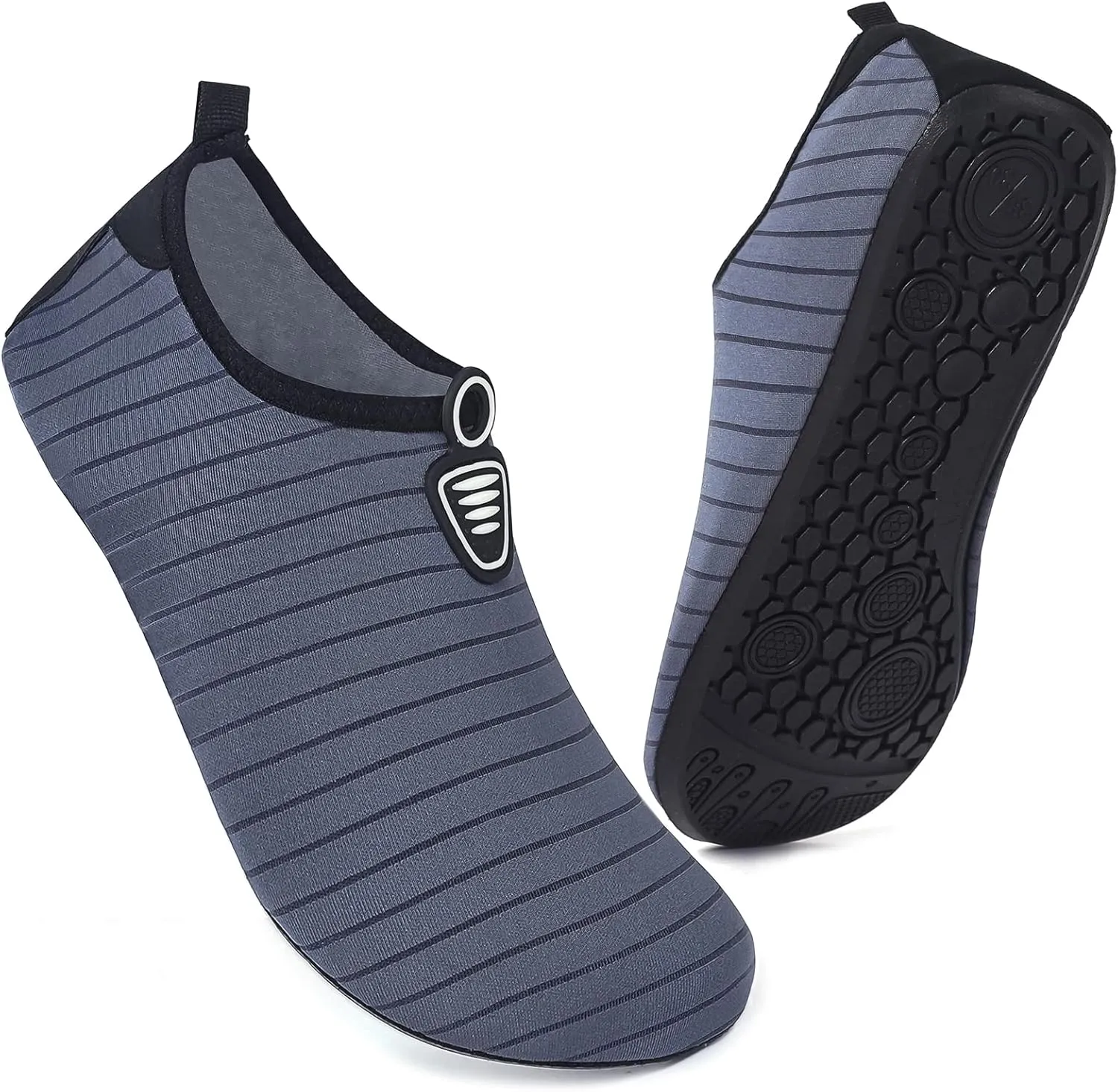Metog Men Women Water Shoes Quick-Dry Aqua Socks Barefoot Slip-on for Beach Swim Sport Surf Yoga Exercise