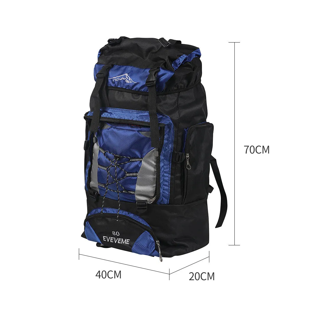 Military Tactical Backpack 80L, Hiking Camping Rucksack Outdoor Travel